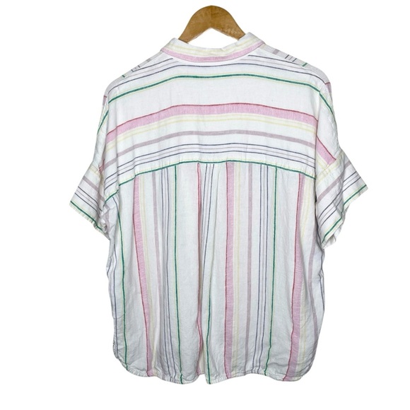 Madewell Multicolor Striped Button Down Shirt - Picture 6 of 13
